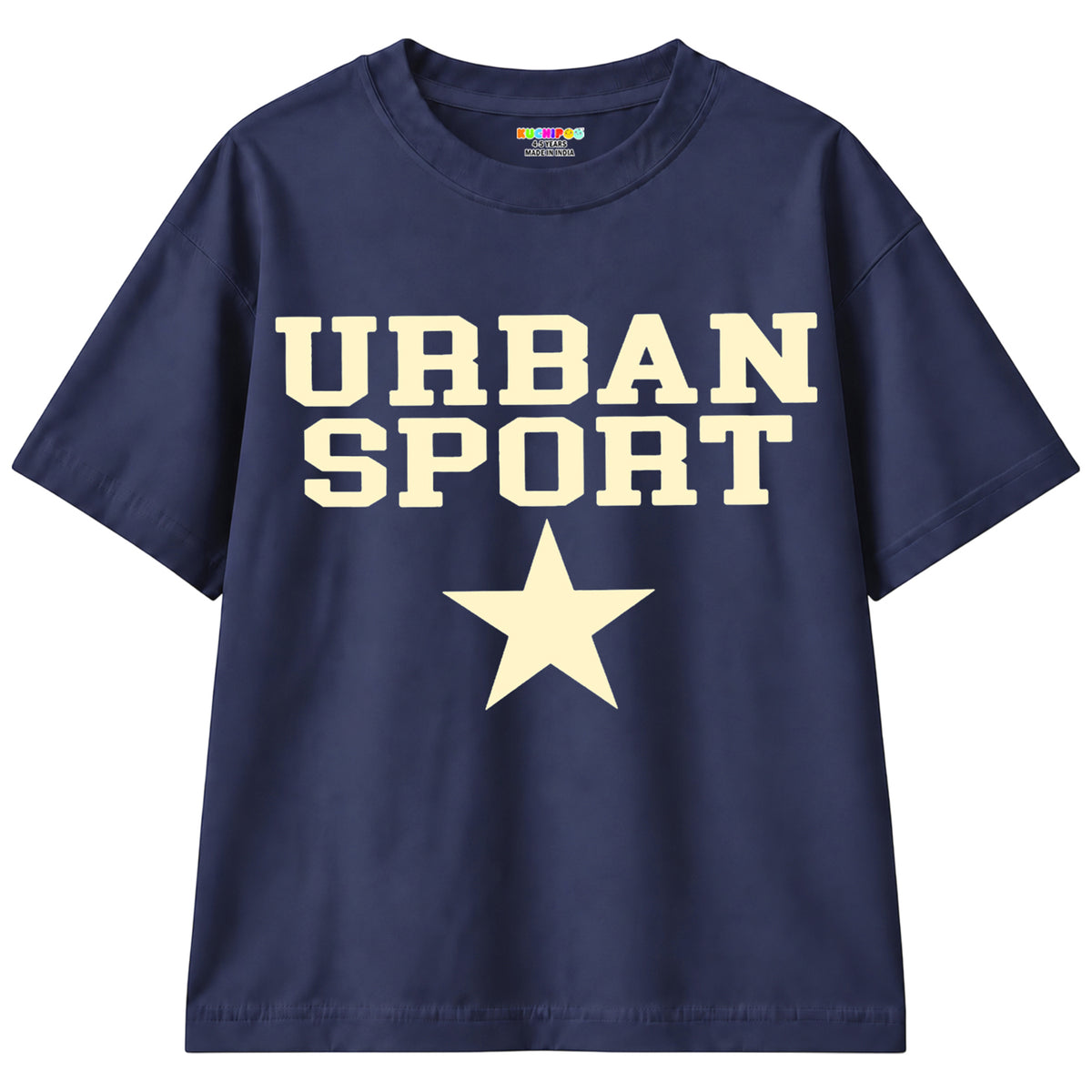 Kuchipoo Boys Cotton Printed T-Shirts | Half Sleeve Round Neck | Soft & Comfortable Casual Wear for Kids | Pack of 5