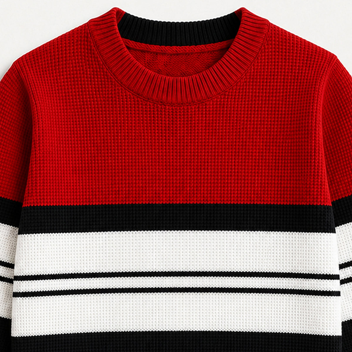 Kuchipoo Boys' Winter Wear Knitted Sweater | Full Sleeves Warm Pullover | Casual & Stylish Kids' Jumper