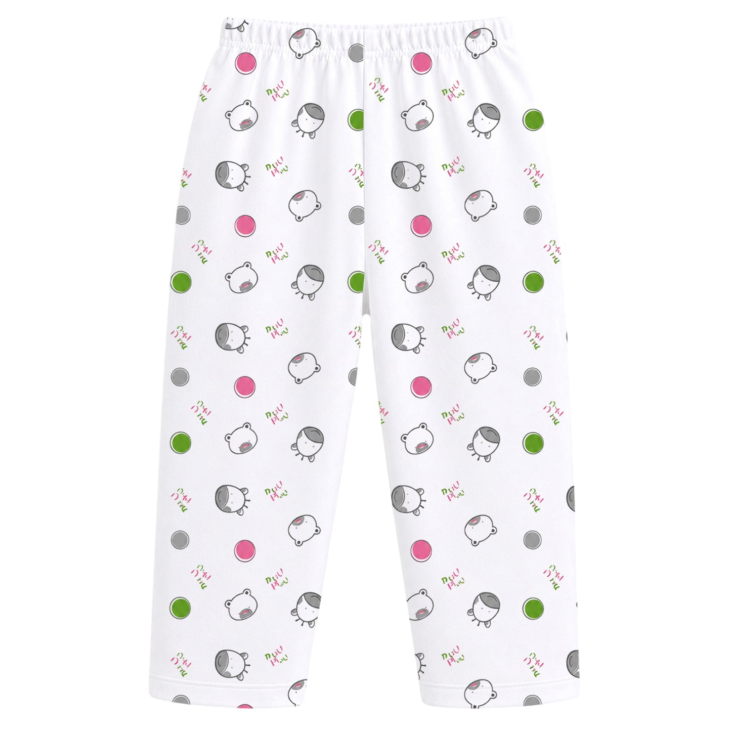 Kuchipoo Boys and Girls 100% Cotton Pajamas Combo | Soft Elastic Waist | Cute Animal Prints | Everyday Wear | Pack of 5
