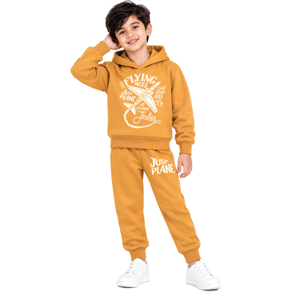 Kuchipoo Boys Hoodie and Jogger Set | Graphic Winterwear