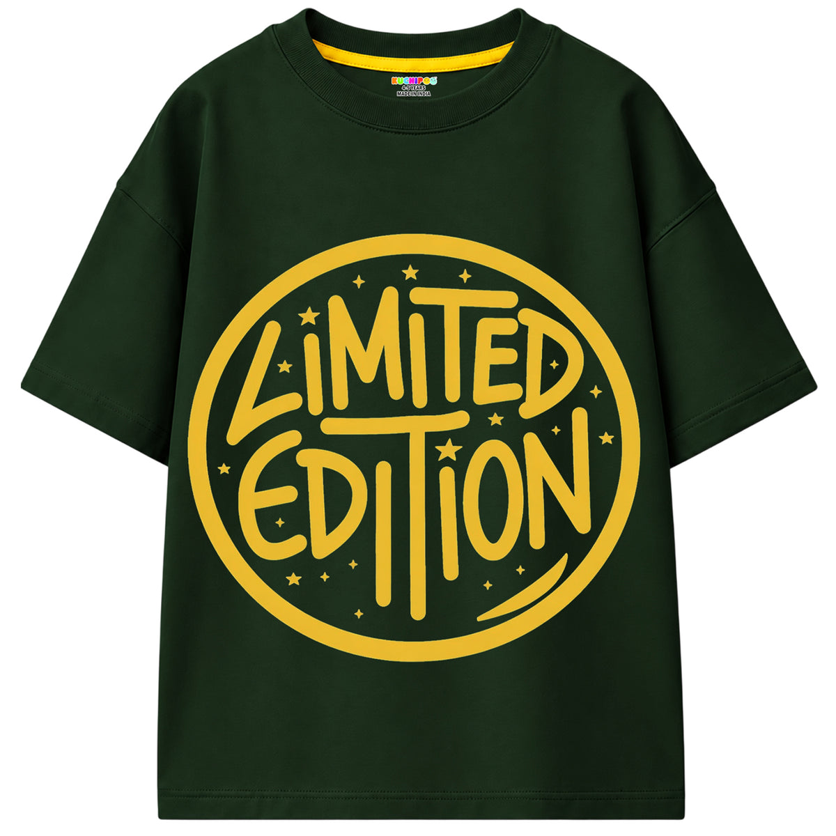 Kuchipoo Boys Cotton Printed T-Shirts | Half Sleeve Round Neck | Soft & Comfortable Casual Wear for Kids | Pack of 5