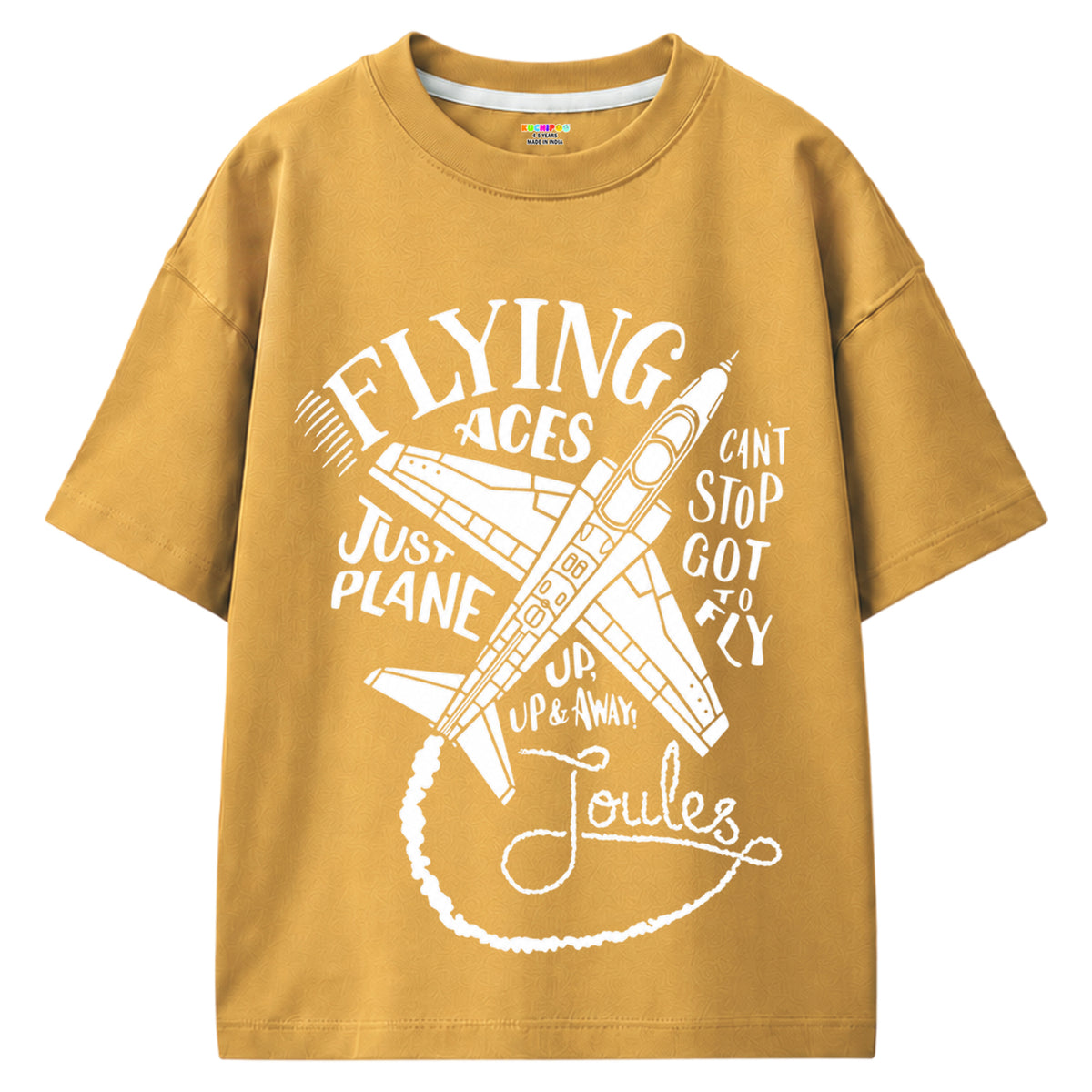 Kuchipoo Boys Cotton Printed T-Shirts | Half Sleeve Round Neck | Soft & Comfortable Casual Wear for Kids | Pack of 5