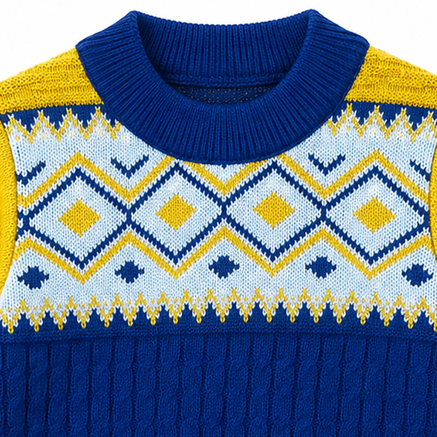 Kuchipoo Girls' Winter Wear Knitted Sweater | Full Sleeves Warm Pullover | Casual & Stylish Kids' Jumper