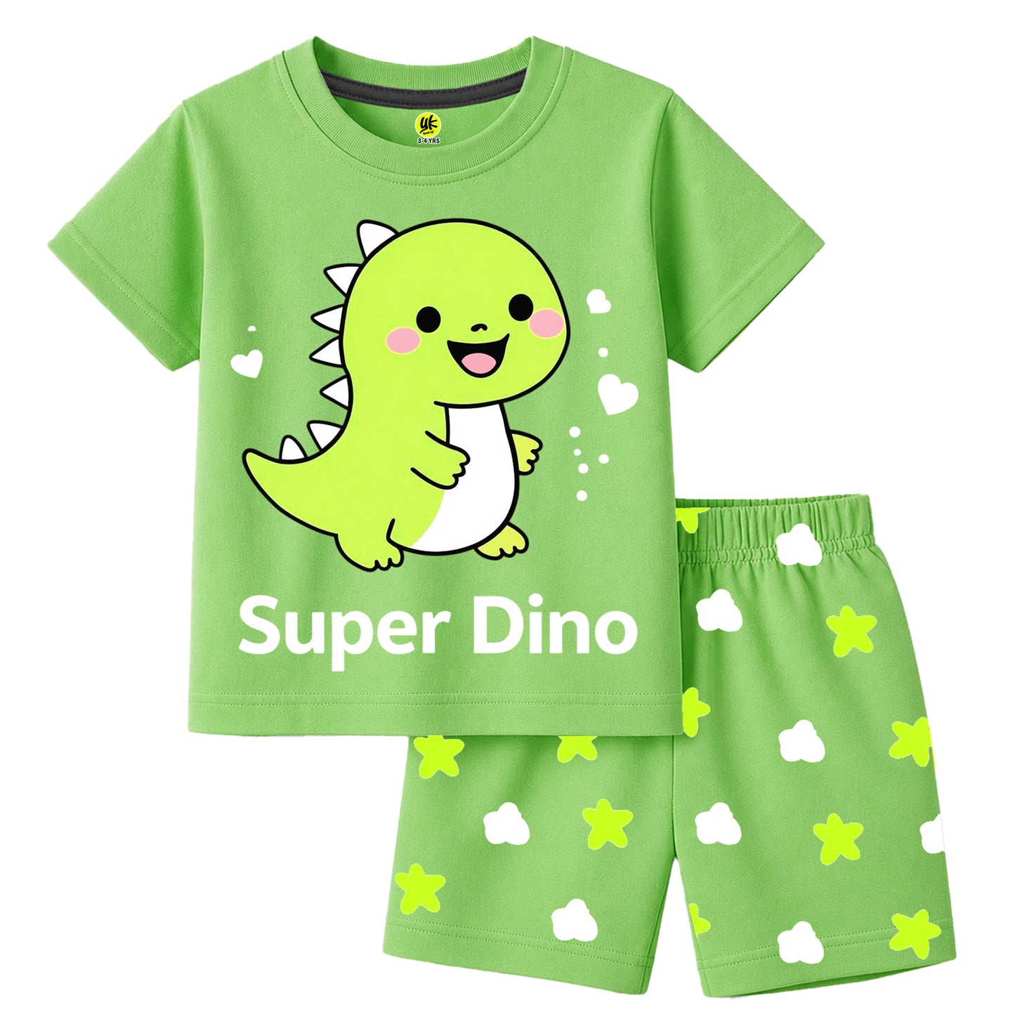 Kuchipoo Boys Cotton T-Shirt & Shorts | Printed Summer Wear Set | Soft & Comfortable Kids Clothing | Pack of 3
