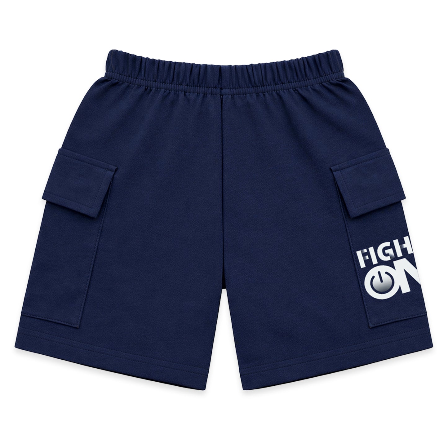 Kuchipoo Boys Cotton Cargo Shorts | Elastic Waistband | Double Pocket Shorts | Summer Casual Wear for Kids- Pack of 3