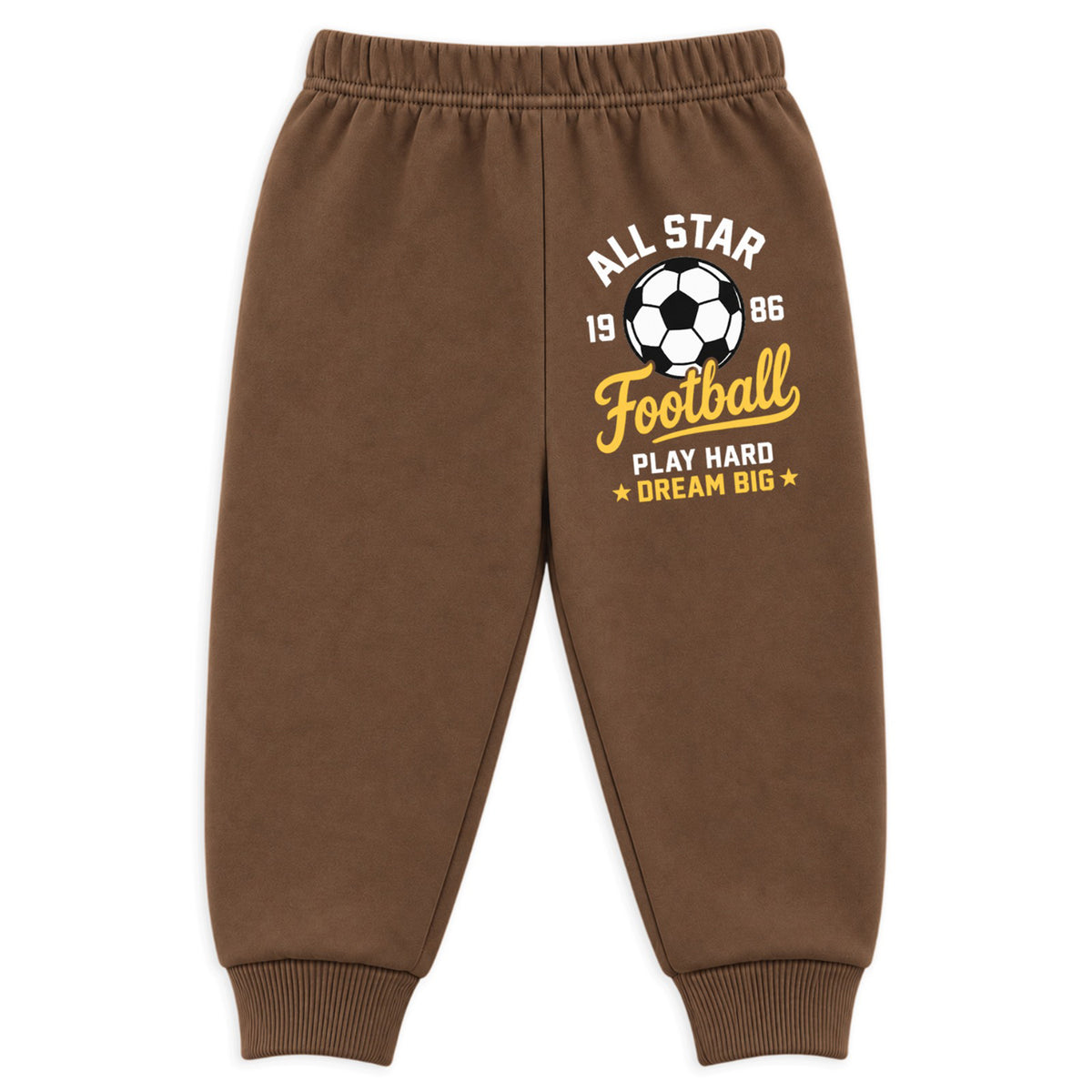 Kuchipoo Boys Printed Fleece Joggers Track Pants with Elastic Waistband & Ribbed Cuffs | Soft & Comfortable Winter Wear | Pack of 4