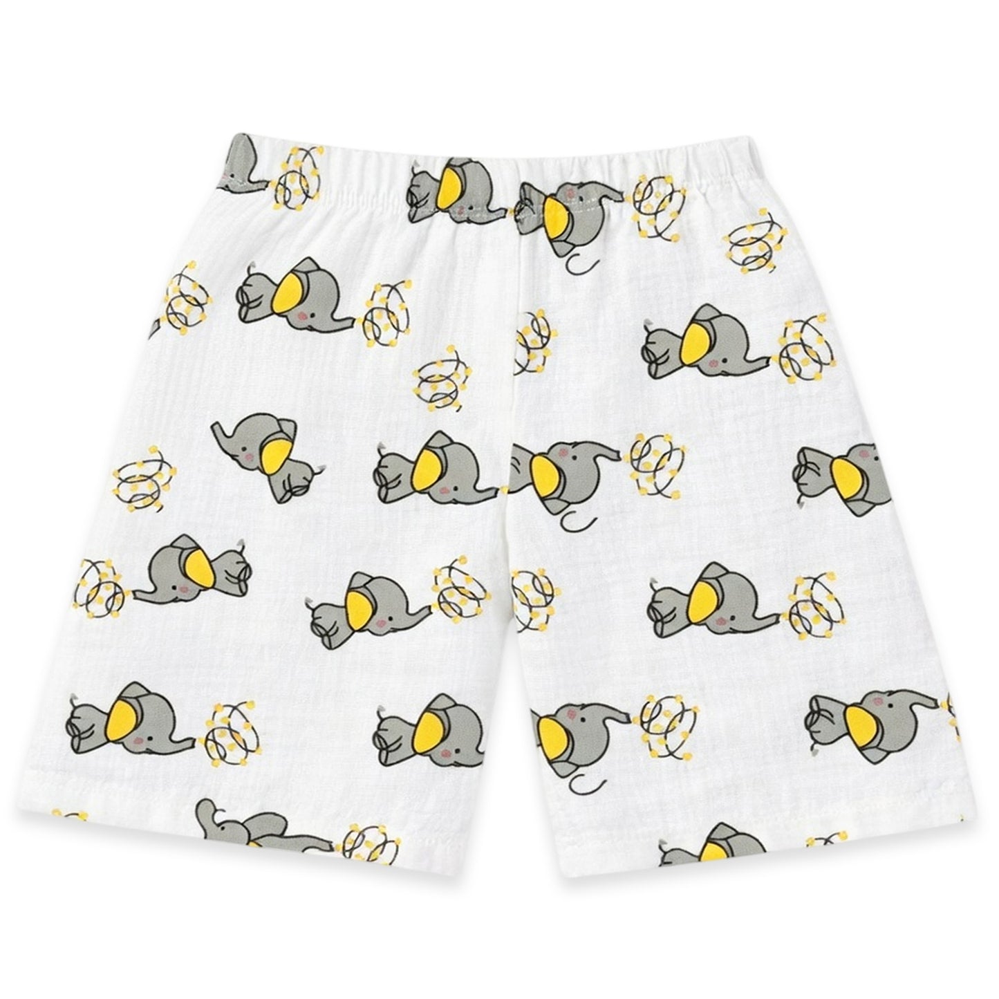 Kuchipoo Boys 100% Muslin Organic Cotton Co-Ord Set | Printed Half Sleeve Shirt & Shorts | Soft Breathable Fabric | Casual Summer Wear | Boys Stylish Outfit (Copy)