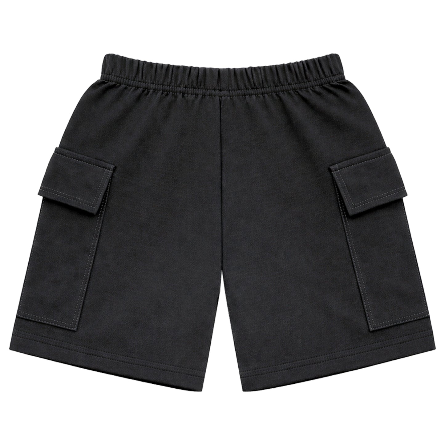 Kuchipoo Boys Cotton Cargo Shorts | Elastic Waistband | Double Pocket Shorts | Summer Casual Wear for Kids- Pack of 3