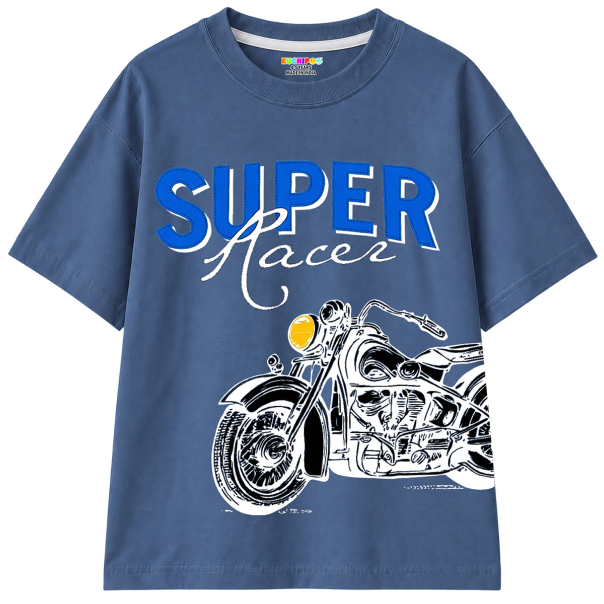 Kuchipoo Boys Cotton Printed T-Shirts | Half Sleeve Round Neck | Soft & Comfortable Casual Wear for Kids | Pack of 5