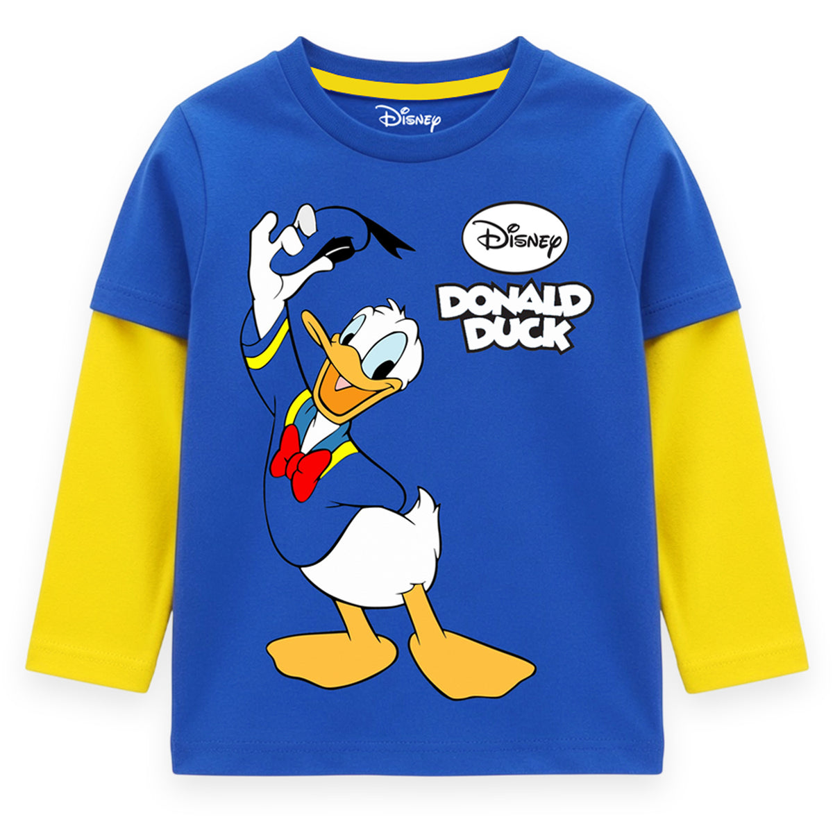 Kuchipoo © Disney Boys Mickey Mouse Printed Cotton T-Shirt Combo | Mickey & Friends Graphic Cotton Tees | Casual Summer Wear | Pack of 3