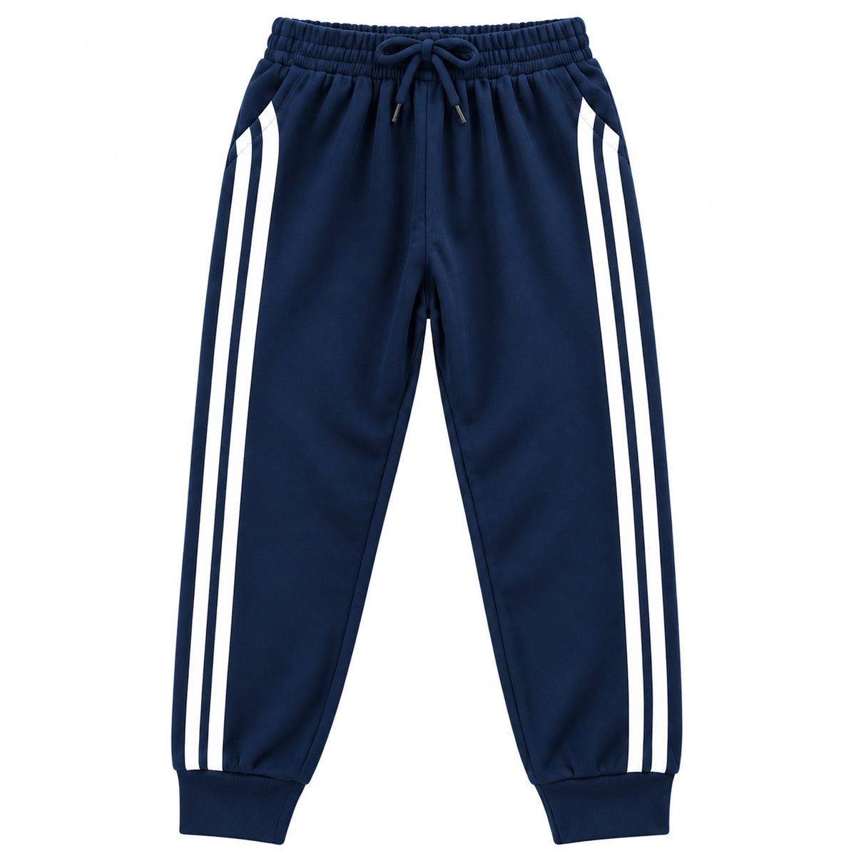 Kuchipoo Boys Full Sleeve Round Neck T-Shirt & Track Pant Set | Athletic Sportswear Tracksuit with Side Stripe Joggers | Casual Activewear Co-Ord Set for Boys