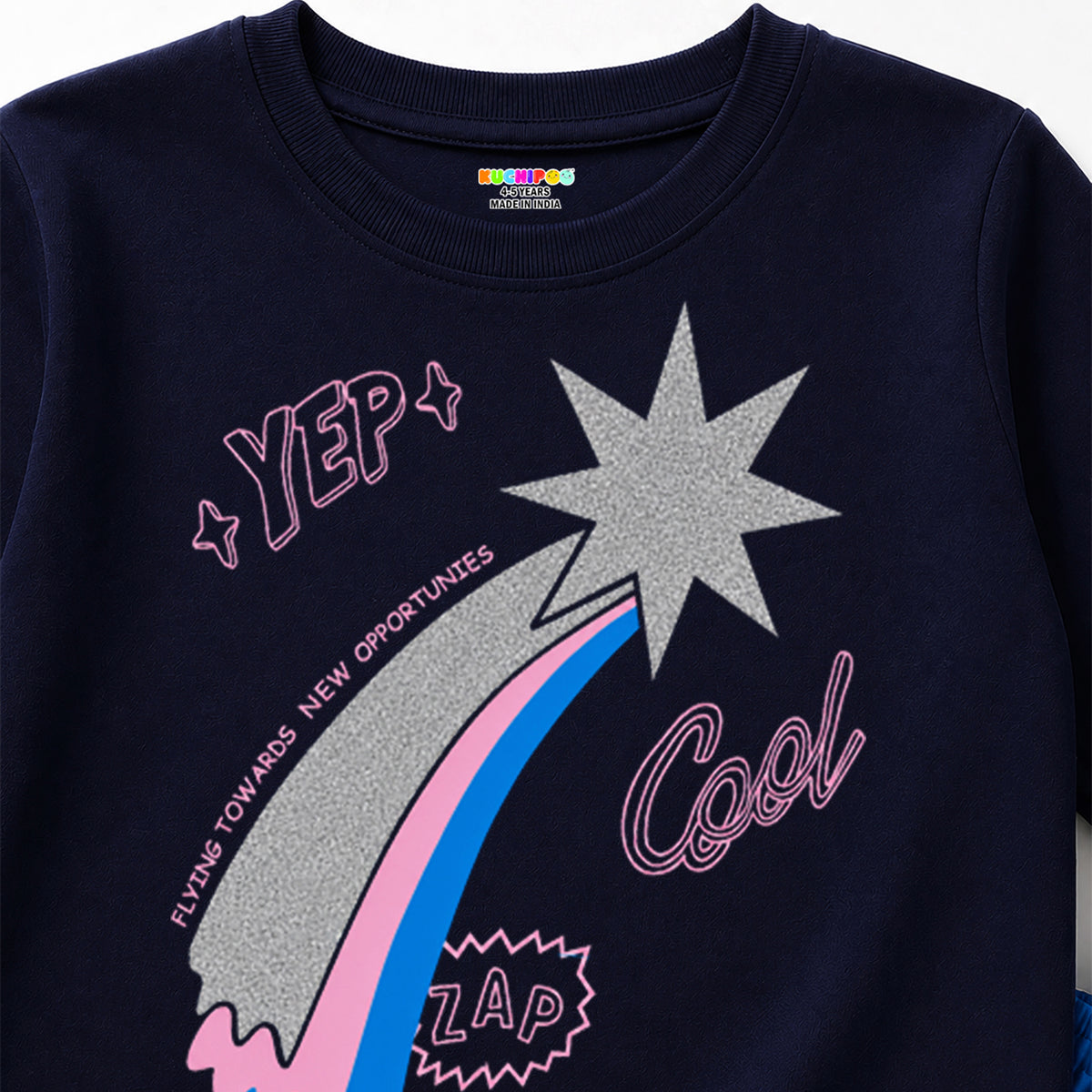 KUCHIPOO  Girls T-Shirts and Trackpants Set