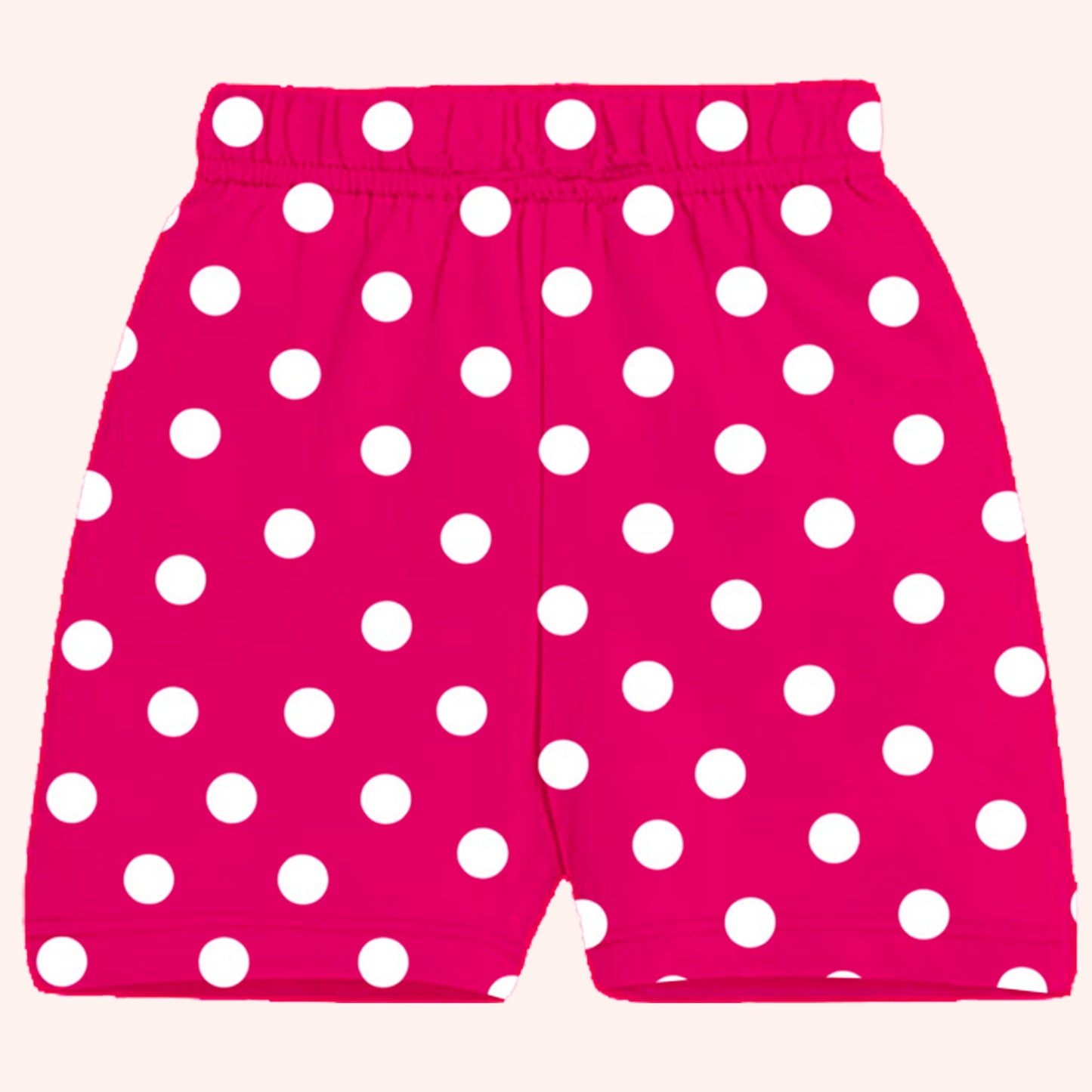 Kuchipoo Girls Cotton Printed Shorts | Elastic Waist | Summer Wear Shorts for Kids - Pack of 5