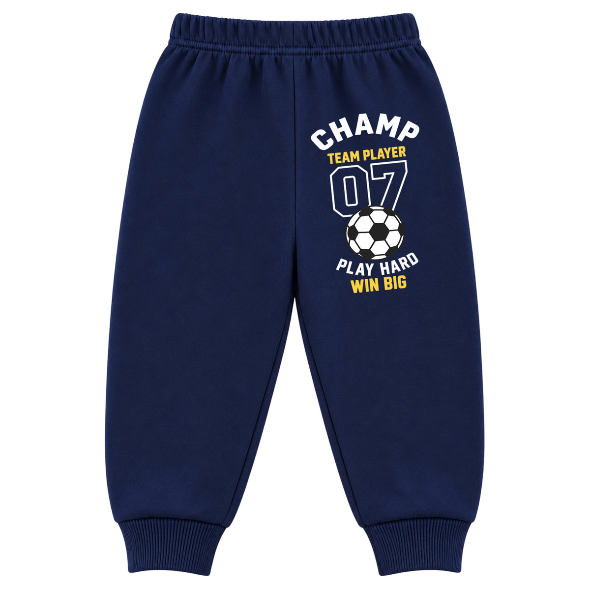 Kuchipoo Boys Printed Fleece Joggers Track Pants with Elastic Waistband & Ribbed Cuffs | Soft & Comfortable Winter Wear | Pack of 4