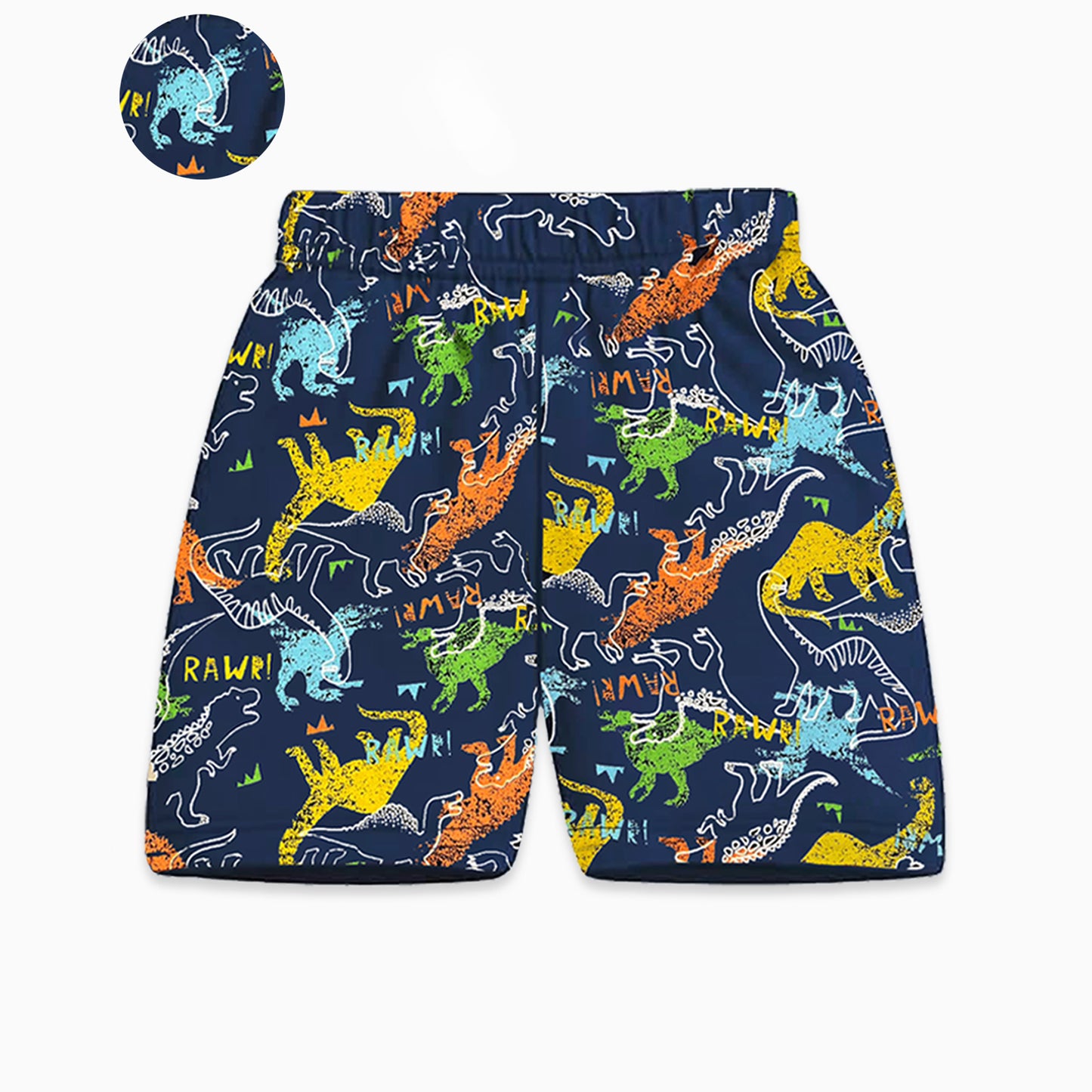 Kuchipoo Girls 100% Cotton Printed Shorts | Elastic Waist | Summer Wear Shorts for Kids | Pack of 5