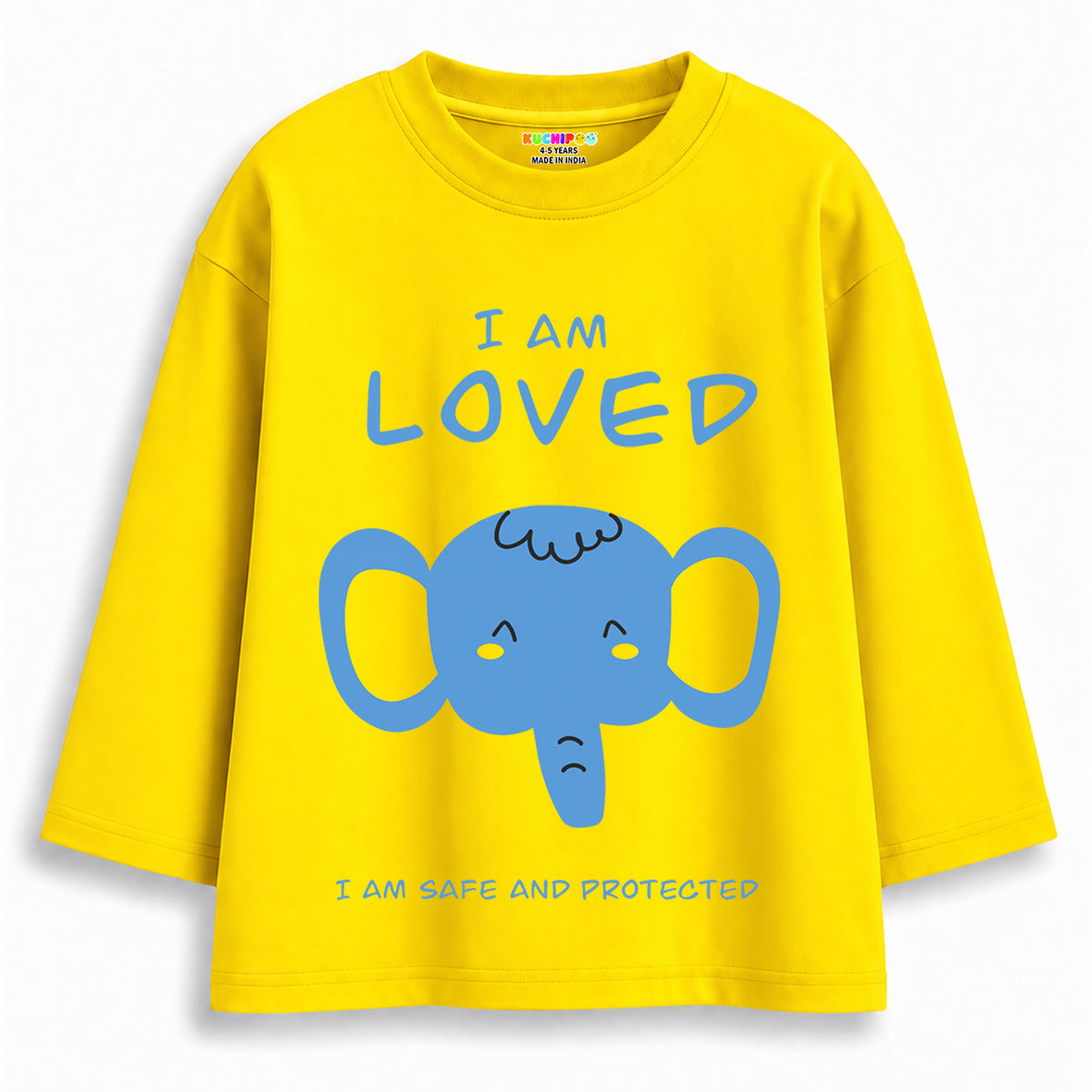 Kuchipoo Boys Full Sleeves Regular Fit Cotton T-Shirt - Pack of 5