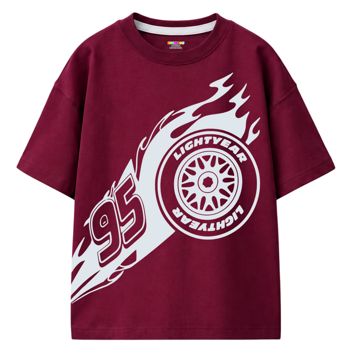 Kuchipoo Boys Cotton Printed T-Shirts | Half Sleeve Round Neck | Soft & Comfortable Casual Wear for Kids | Pack of 5