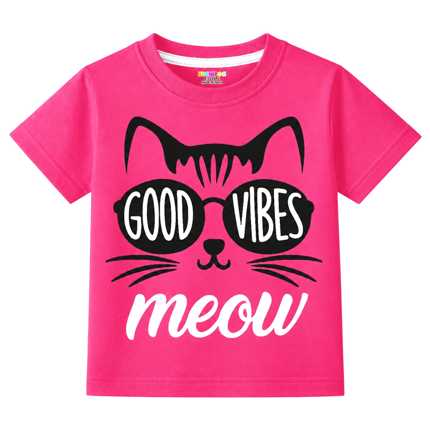 Kuchipoo Girls Cotton T-Shirt & Shorts | Printed Summer Wear Set | Soft & Comfortable Kids Clothing | Pack of 3