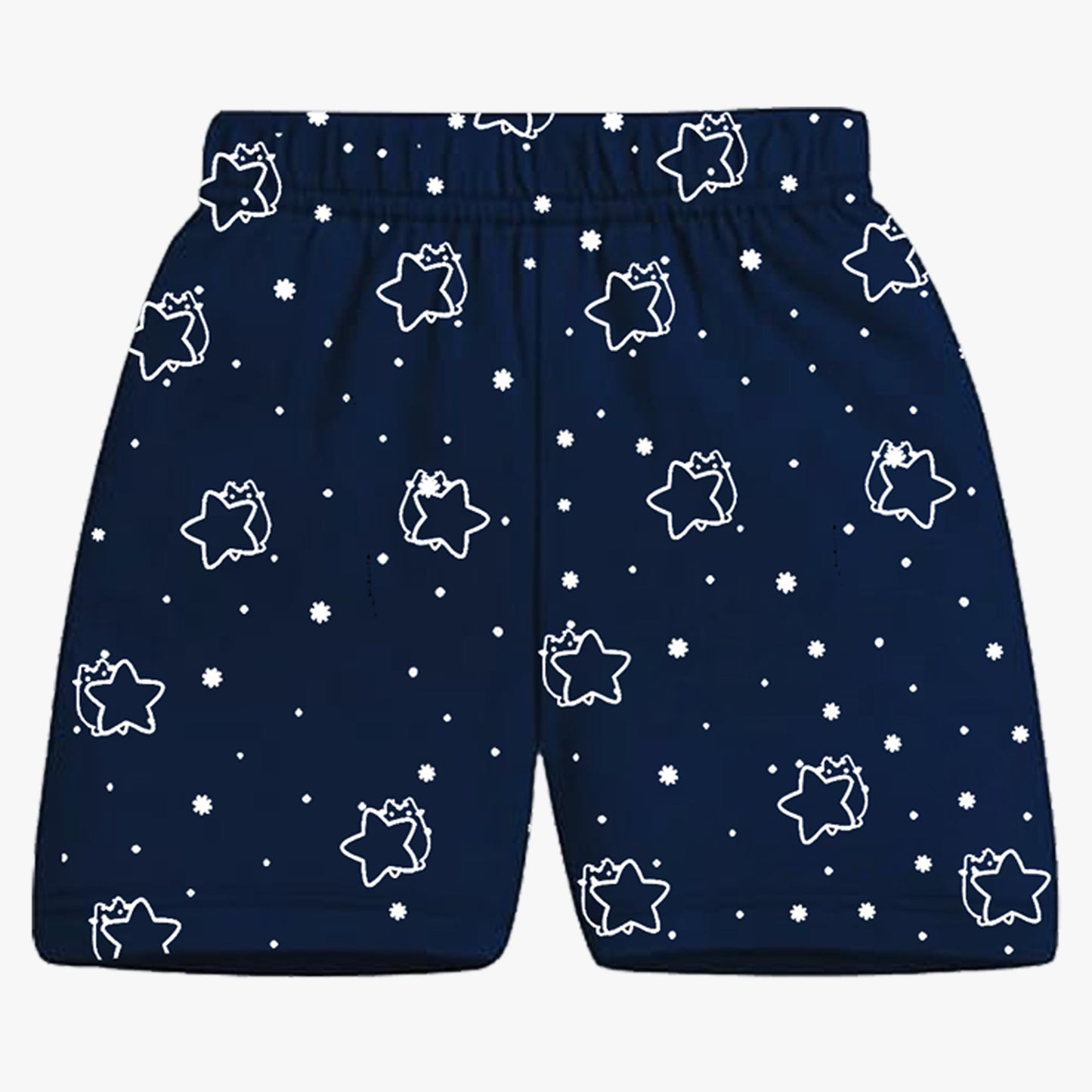 Kuchipoo Girls Cotton Printed Shorts | Elastic Waist | Summer Wear Shorts for Kids | Pack of 5
