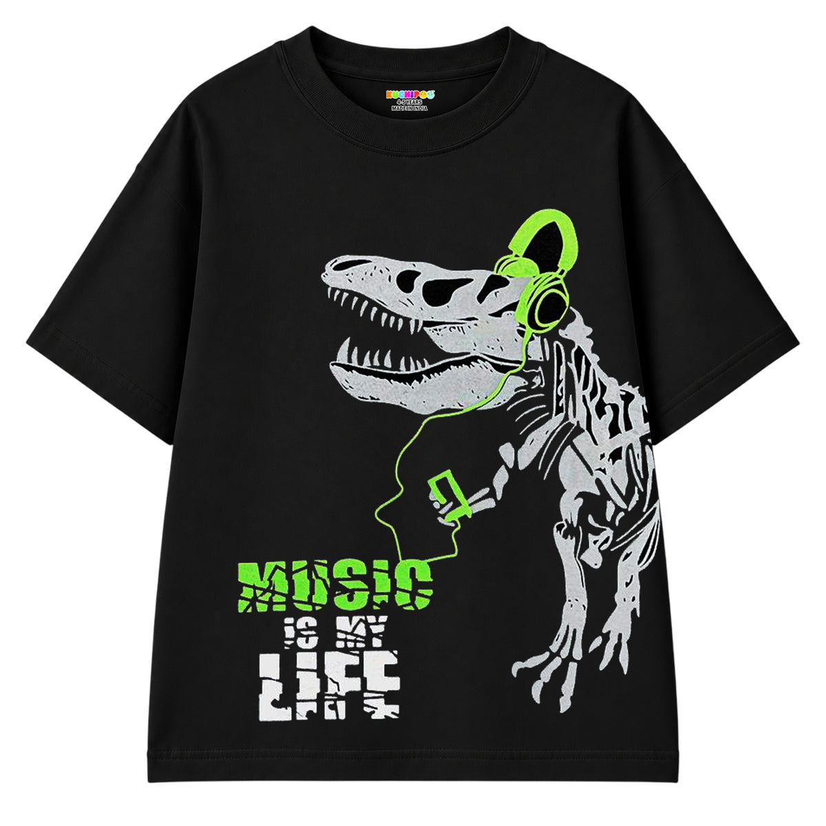 KUCHIPOO Boys Half Sleeves T-Shirts