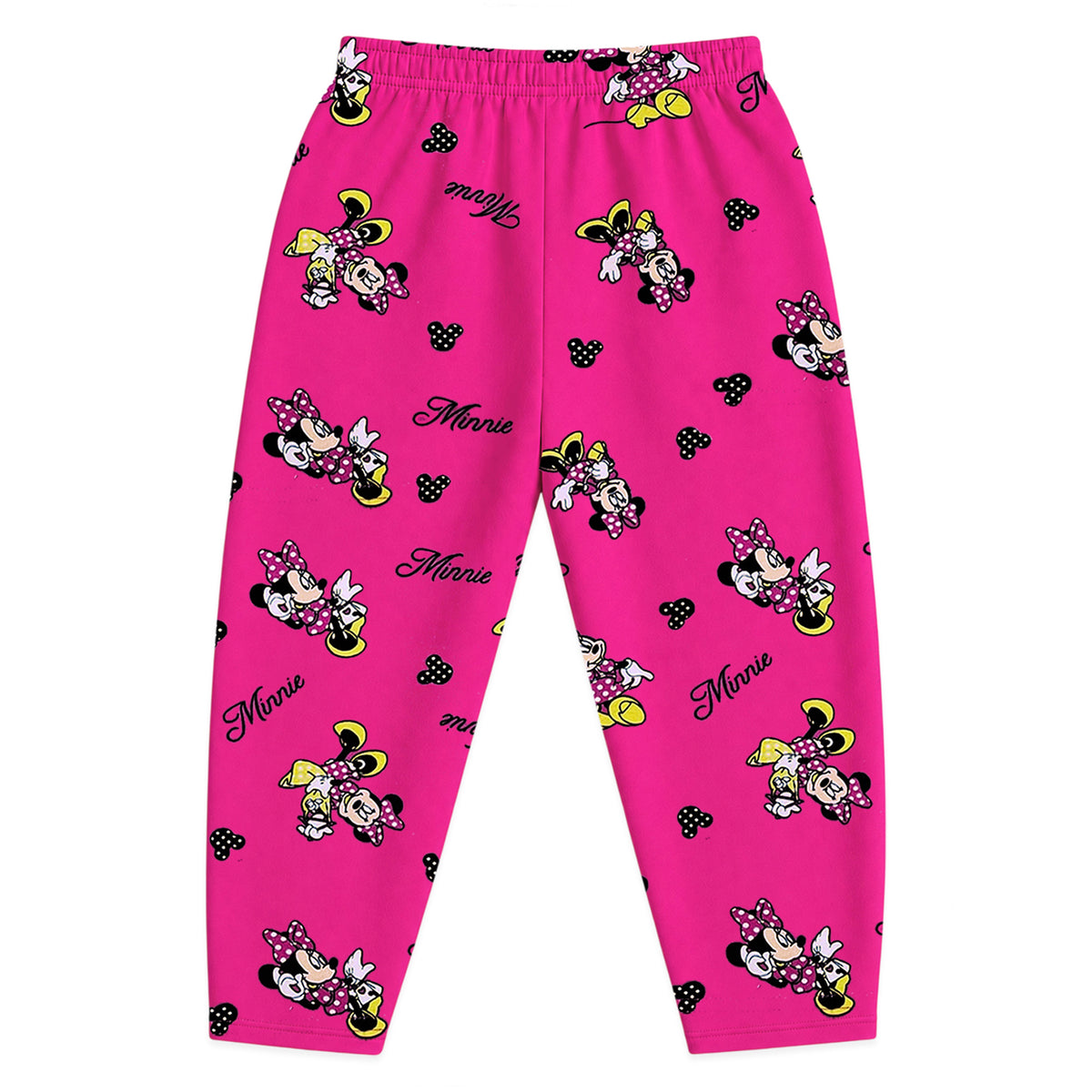 Kuchipoo © Disney 100% Cotton Girls Printed Pyjama Set | Soft & Comfortable Jogger Pants | Pack of 5