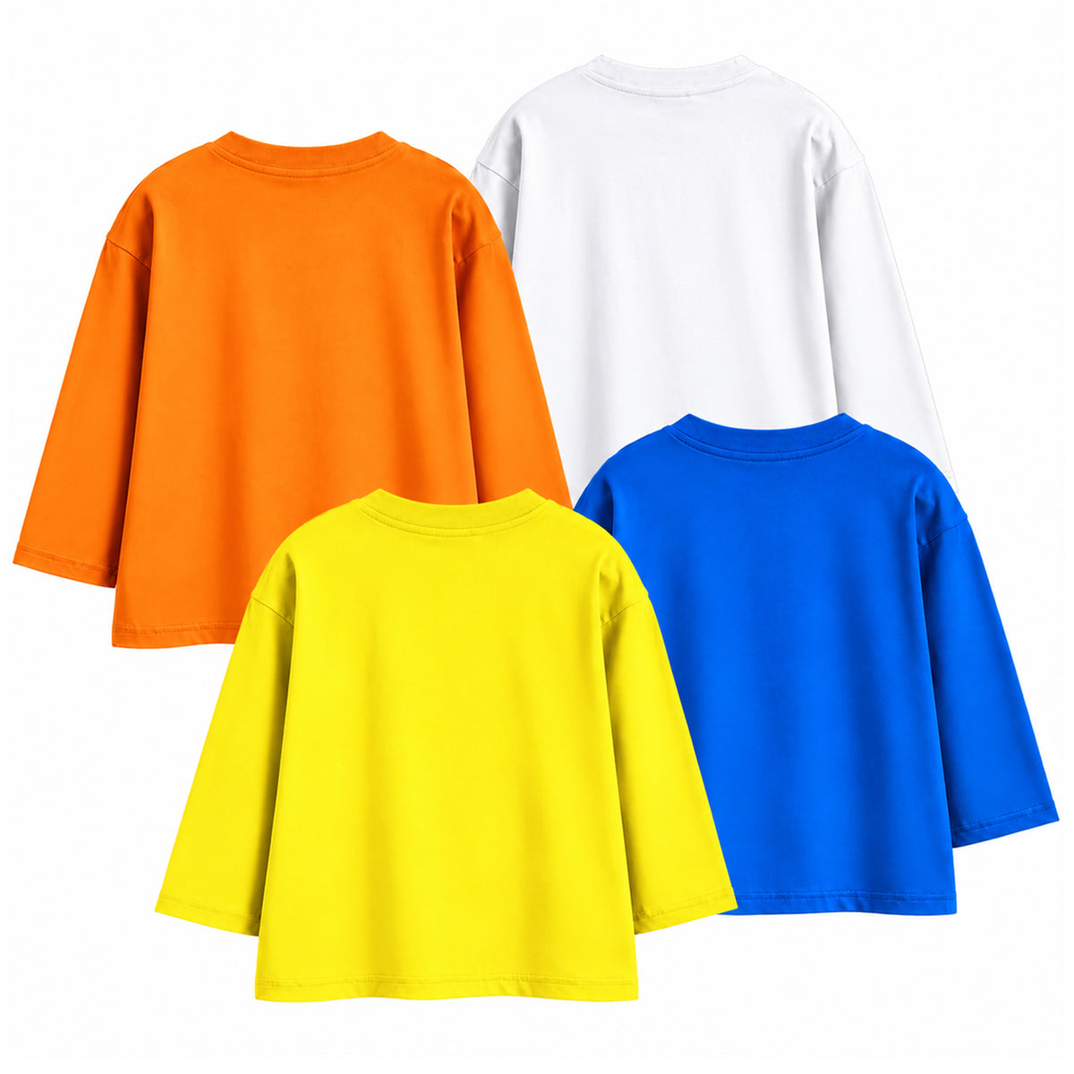 KUCHIPOO Baby Boys and Baby Girls Full Sleeves T-Shirts