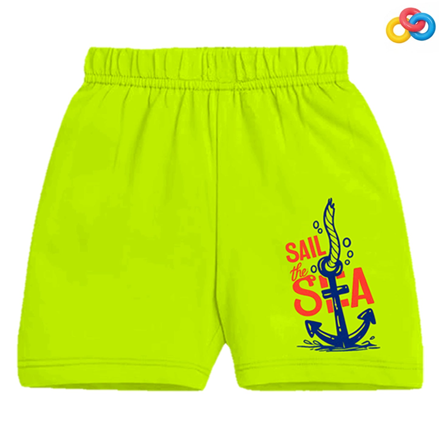 Kuchipoo Boys Cotton Printed Shorts Combo | Elastic Waist Soft Shorts for Casual Wear, Playtime & Sleeping | Multicolor Prints - Pack of 8