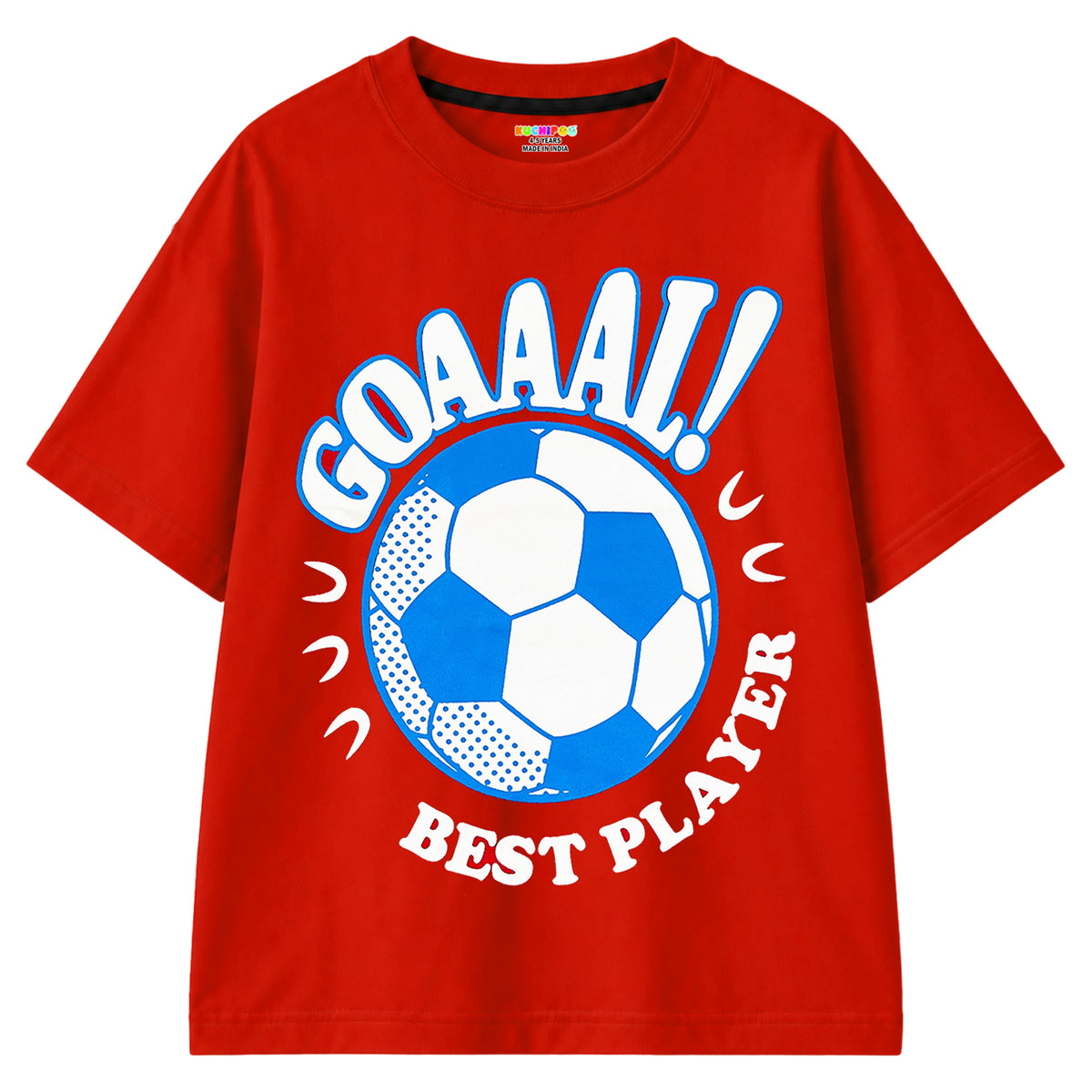 KUCHIPOO Boys Half Sleeves T-Shirts