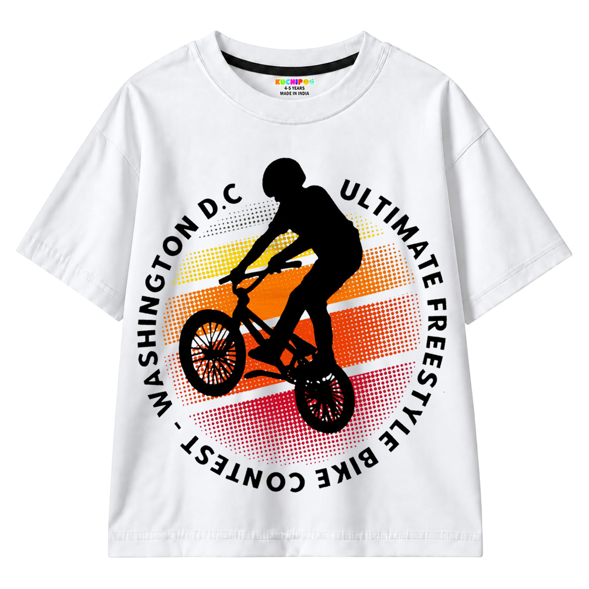 KUCHIPOO Boys Half Sleeves T-Shirts