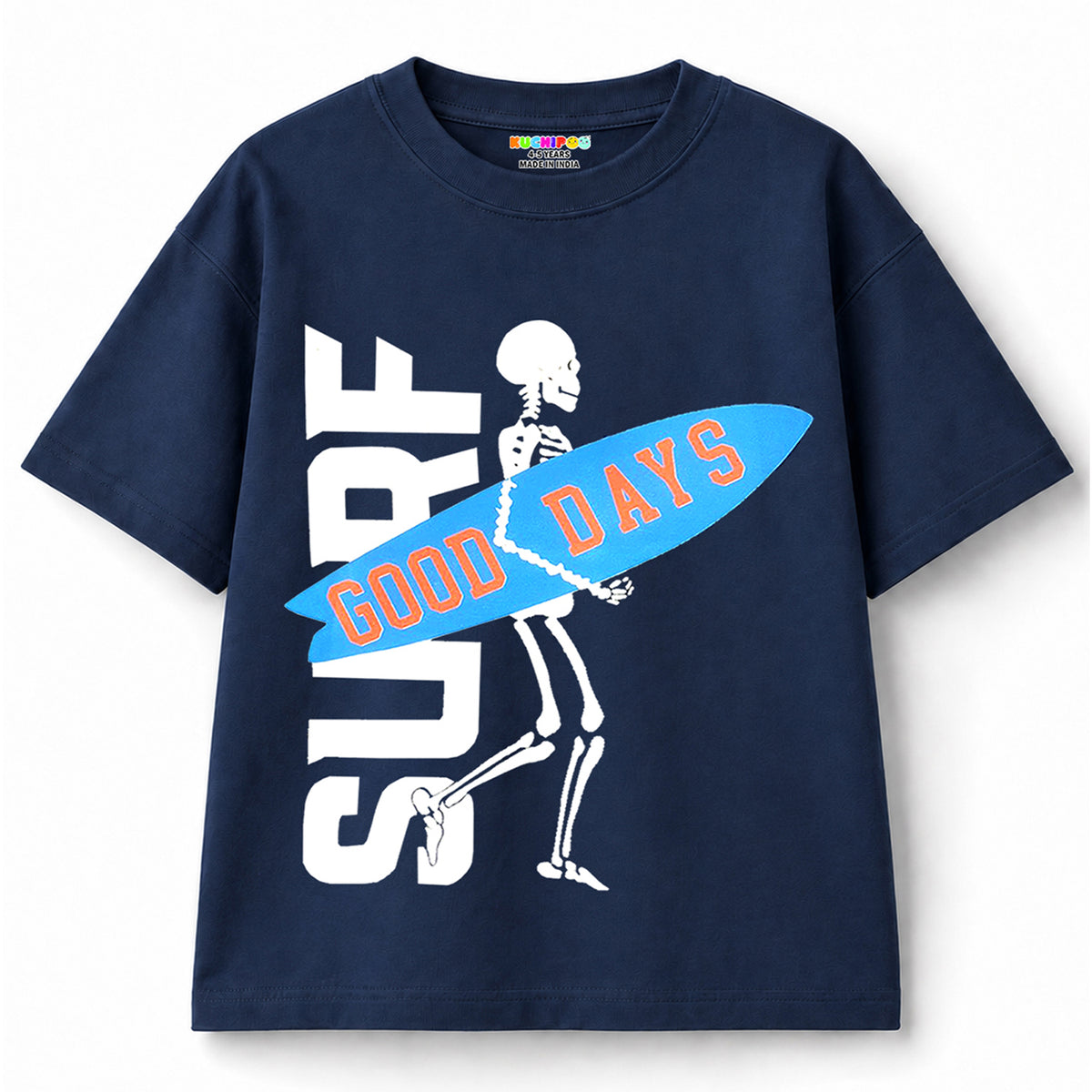 KUCHIPOO Boys Half Sleeves T-Shirts