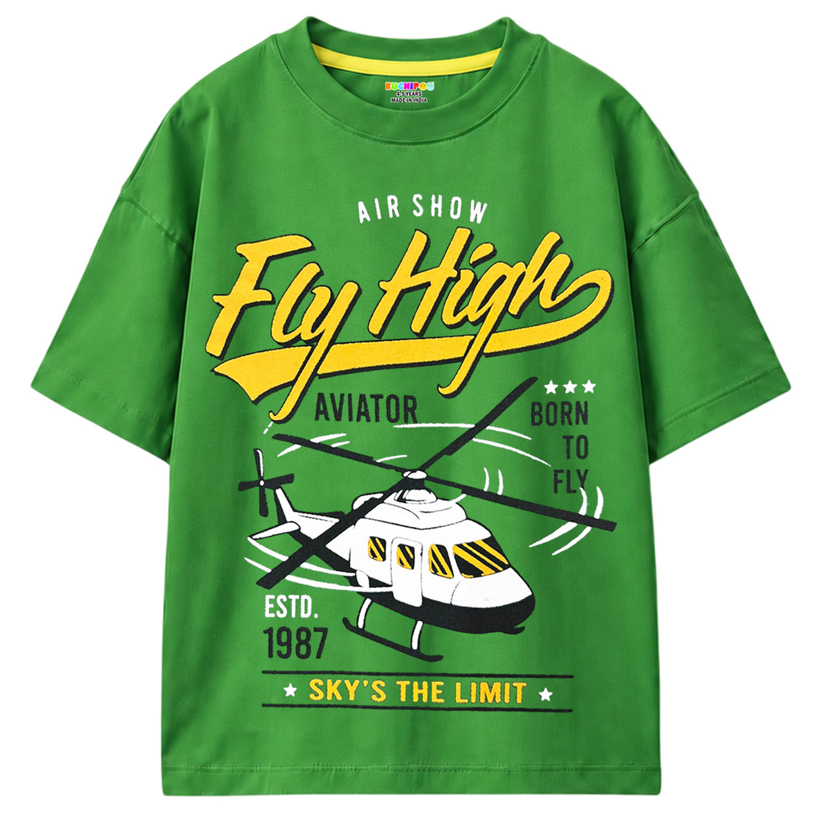 KUCHIPOO Boys Half Sleeves T-Shirts