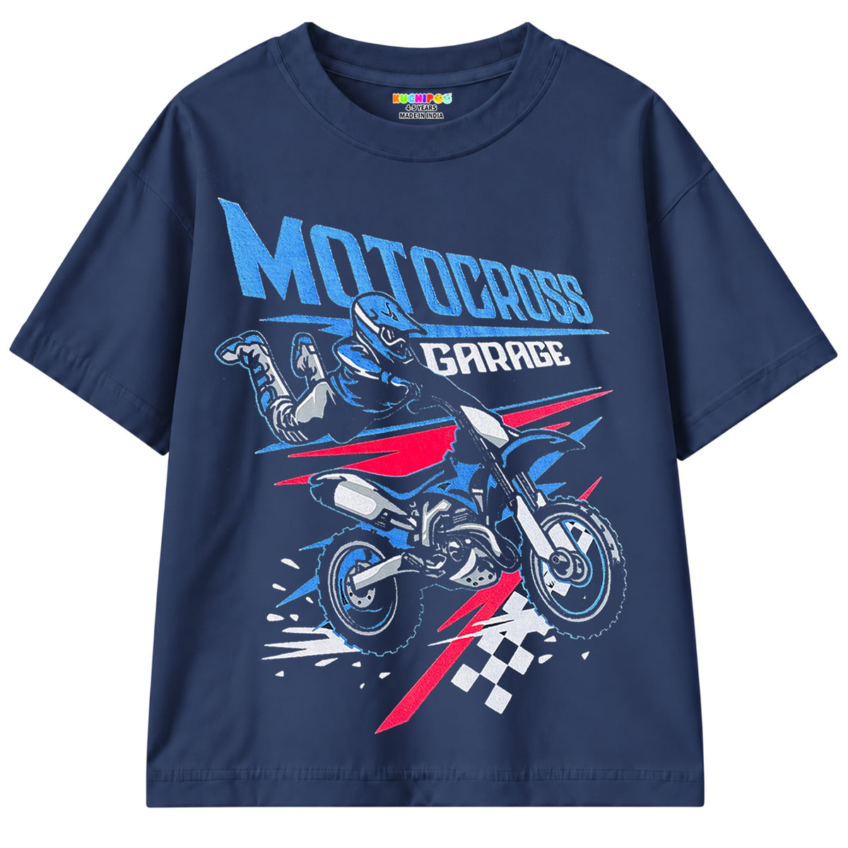 KUCHIPOO Boys Half Sleeves T-Shirts