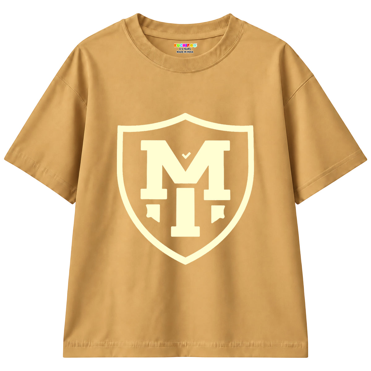 Kuchipoo Boys Cotton Printed T-Shirts | Half Sleeve Round Neck | Soft & Comfortable Casual Wear for Kids | Pack of 5