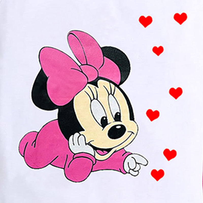 KUCHIPOO © Disney GIRLS HALF SLEEVES T-SHIRTS AND SHORTS SET