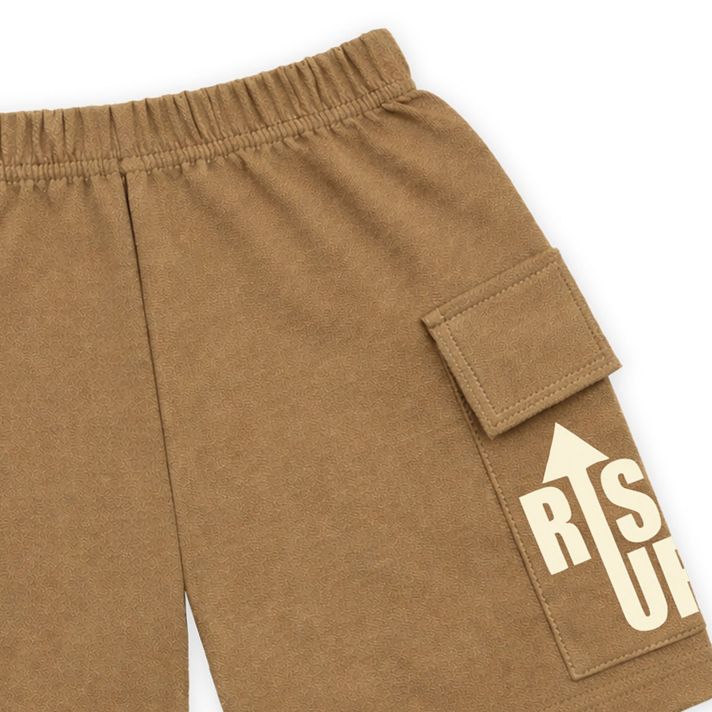 Kuchipoo Boys Cotton Cargo Shorts | Elastic Waistband | Double Pocket Shorts | Summer Casual Wear for Kids | Pack of 3