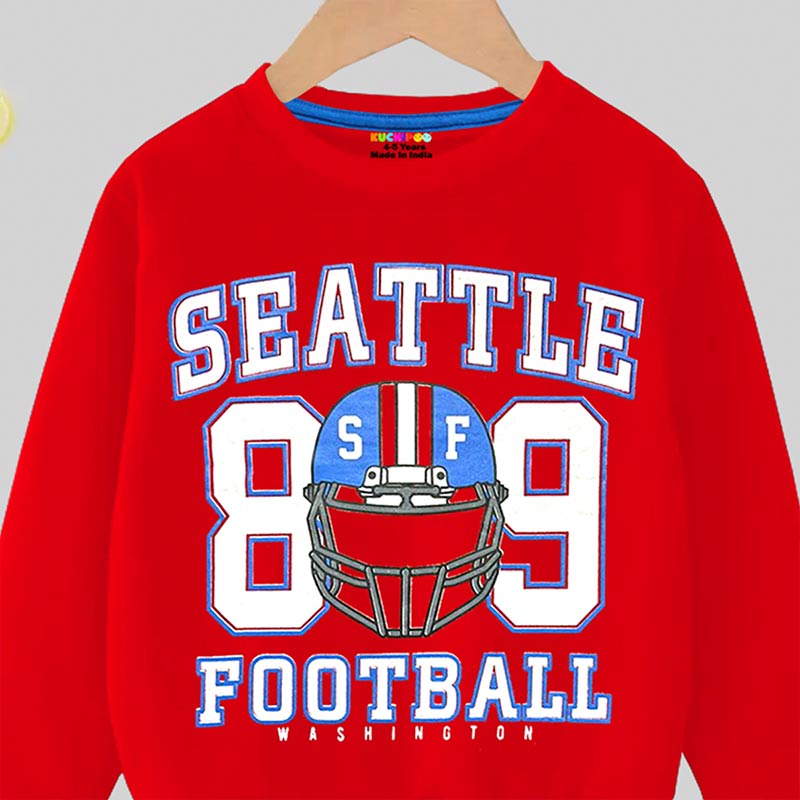 Kuchipoo Boys Winterwear Sweatshirt