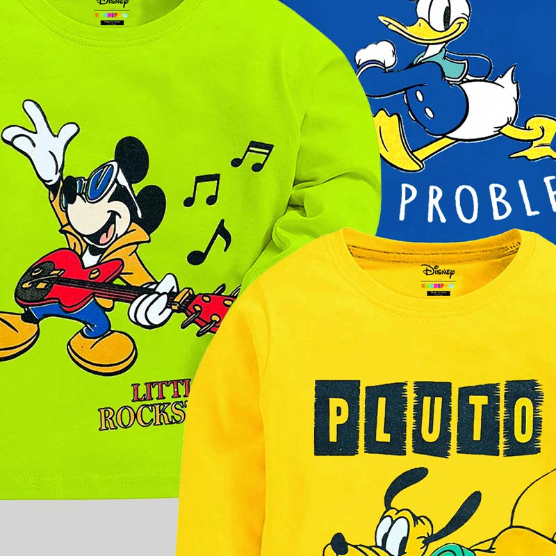 KUCHIPOO © DISNEY BOYS FULL SLEEVES T-SHIRTS