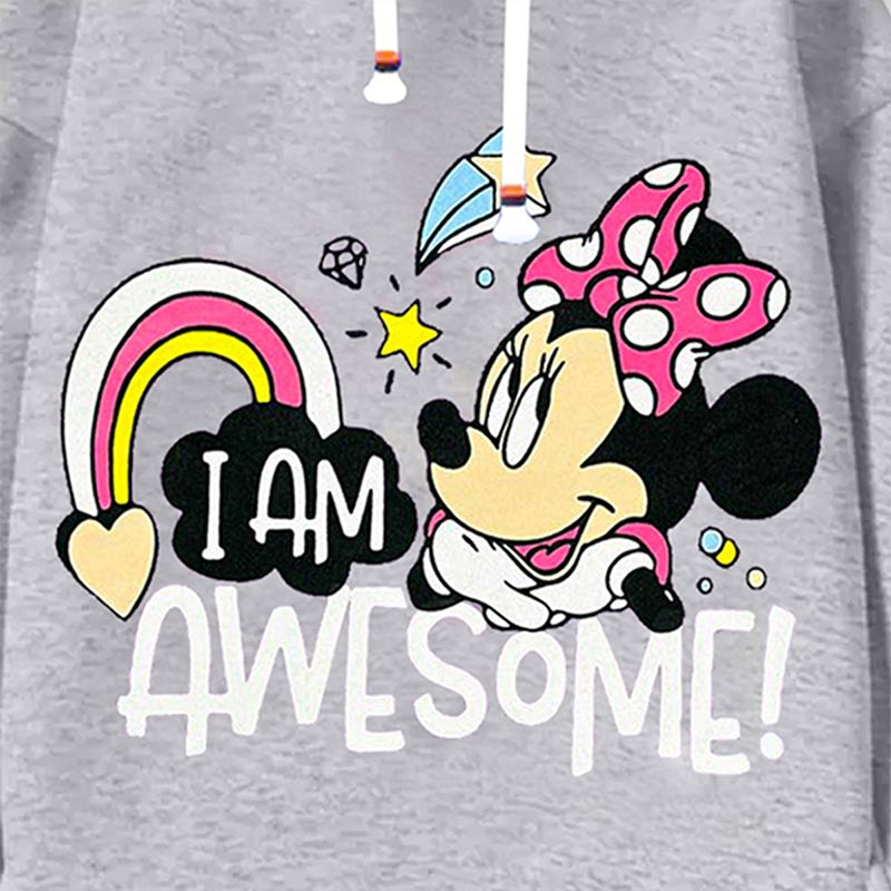 Kuchipoo Girls © Disney Regular Fit Winterwear Sweatshirt Multi-Colored