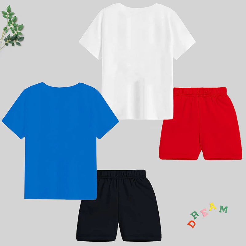 KUCHIPOO © Disney BOYS HALF SLEEVES T-SHIRTS AND SHORTS SET
