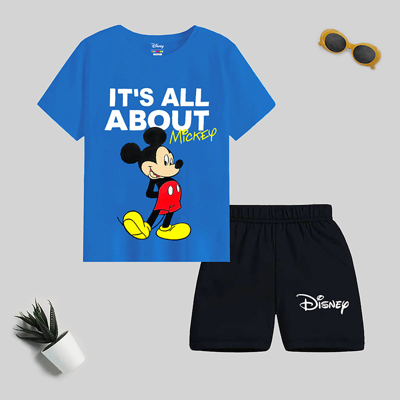 KUCHIPOO © Disney BOYS HALF SLEEVES T-SHIRTS AND SHORTS SET