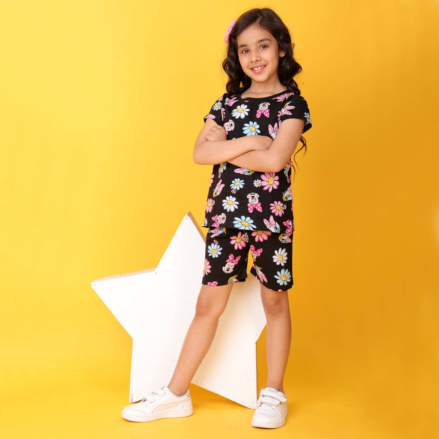 KUCHIPOO @Disney Baby Girls T-Shirts and Shorts Set