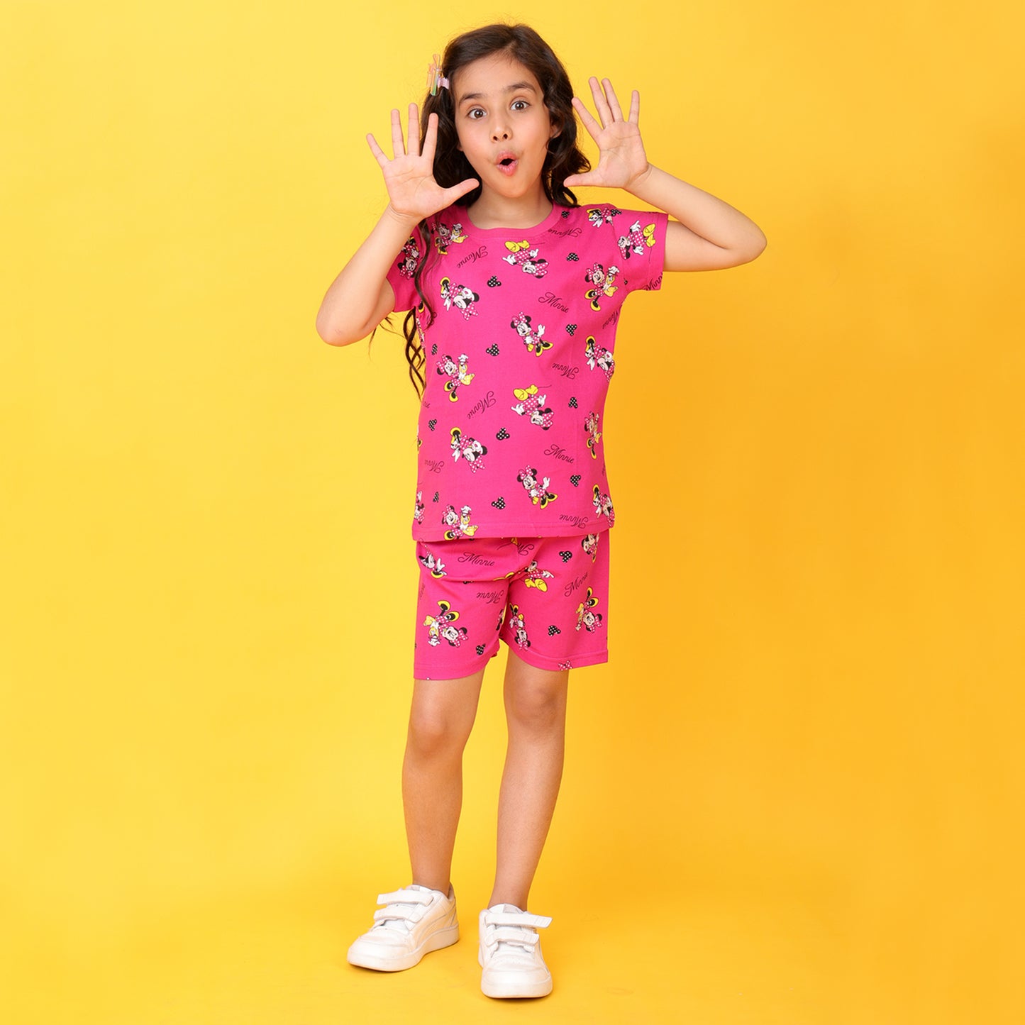 KUCHIPOO @Disney Baby Girls T-Shirts and Shorts Set