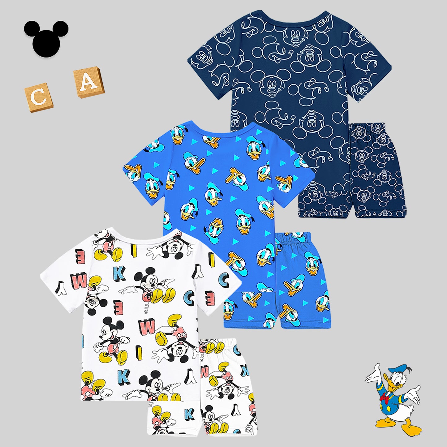 KUCHIPOO Baby Boys T-Shirts and Shorts Set