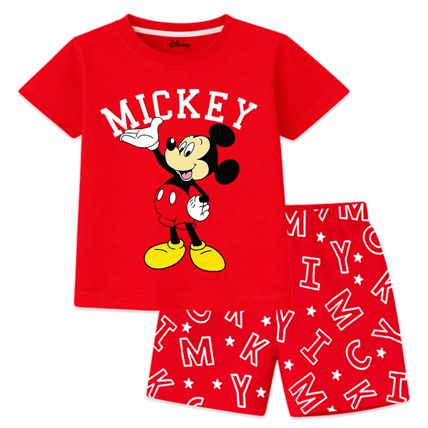 Kuchipoo © Disney Boys Regular Fit Cotton T-Shirts and Shorts Set | Pack of 3