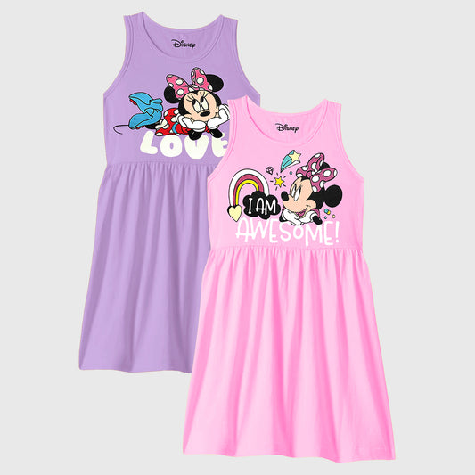 Kuchipoo @Disney Girls Regular Fit Sleeveless Dress
