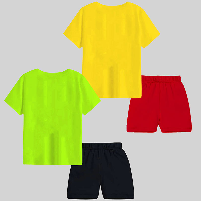 KUCHIPOO © DISNEY BOYS HALF SLEEVES T-SHIRTS AND SHORTS SET