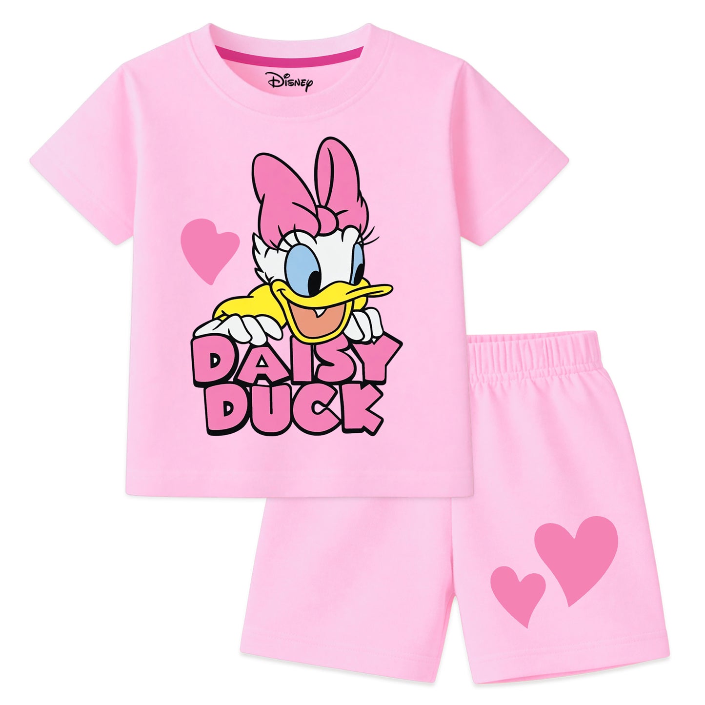 Kuchipoo © Disney Girls Regular Fit Cotton T-Shirts and Shorts Set - Pack of 3