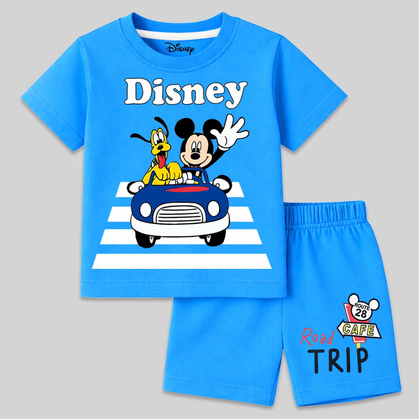 Kuchipoo © Disney Boys Regular Fit Cotton T-Shirts and Shorts Set - Pack of 3
