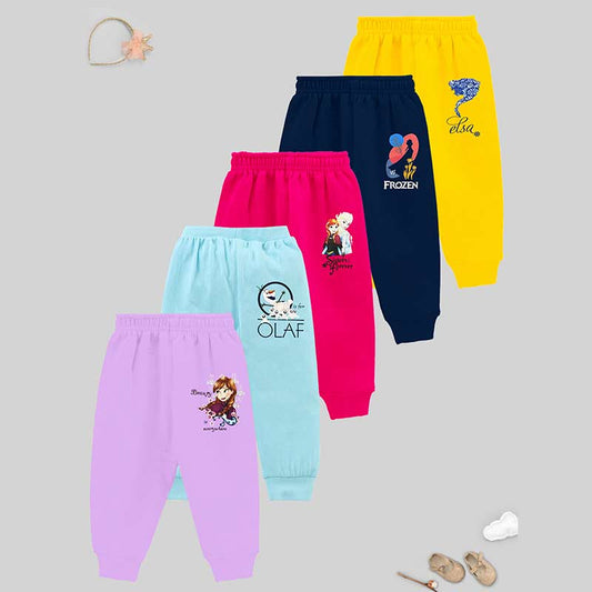 KUCHIPOO © Disney Regular Fit Baby Girls Pyjamas - Pack of 5