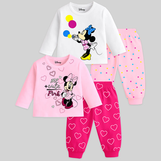 KUCHIPOO Â© Disney Baby Girls T-Shirts and Pyjamas Set